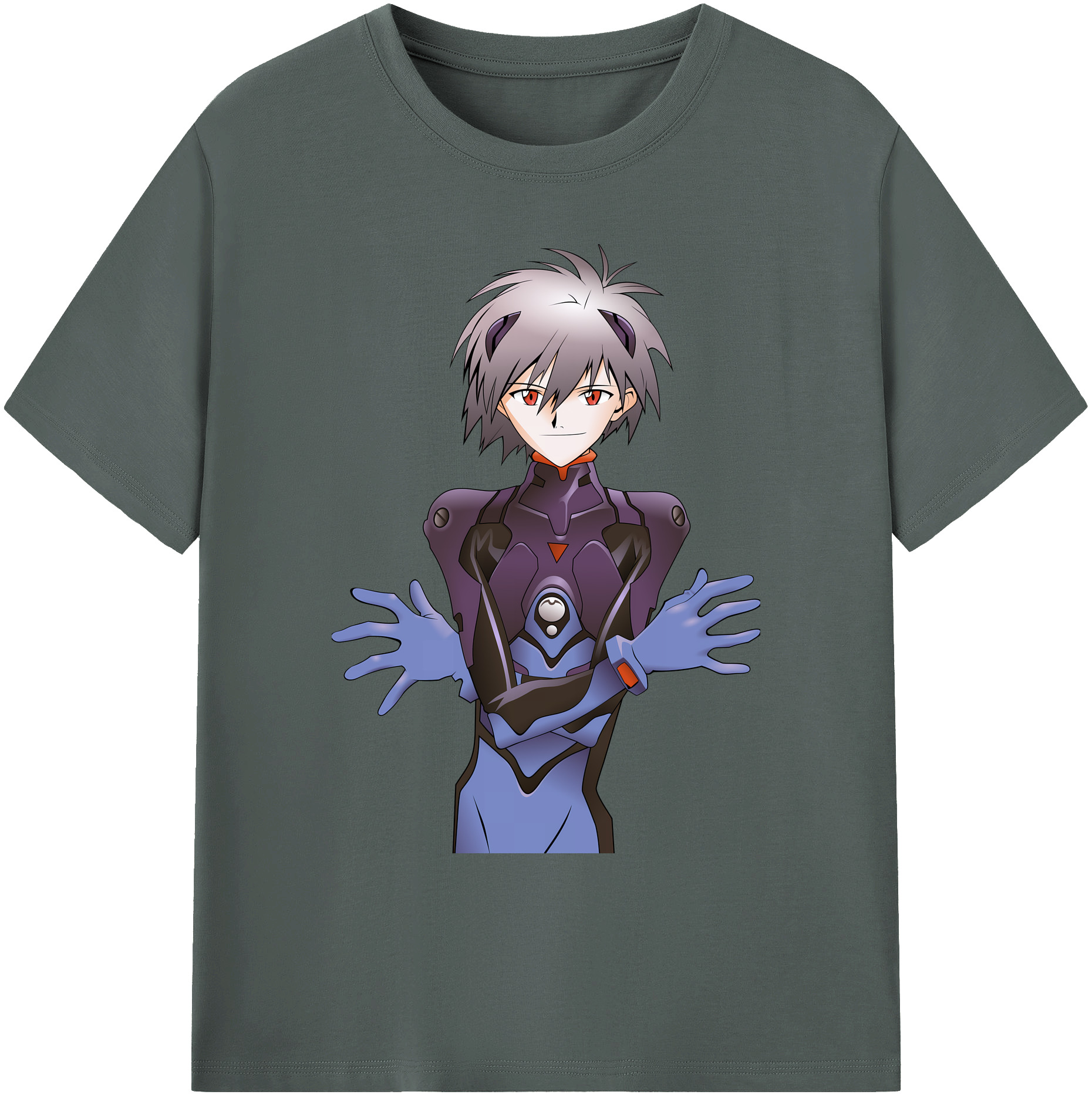 （画像用） EVA 新世紀エヴァンゲリオン 綿100％ メンズ半袖Tシャツ｜肌触りやわらか＆通気性